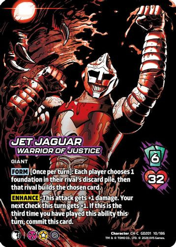 [GDZ01-010/186](CH-C) Jet Jaguar, Warrior of Justice