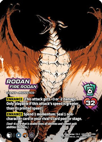 [GDZ01-014/186](CH-C) Rodan, Fire Rodan