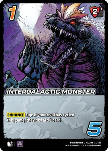 [GDZ01-077/186](C) Intergalactic Monster