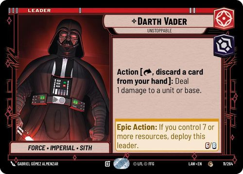 [07-LAW-EN-0011](C) Darth Vader - Unstoppable