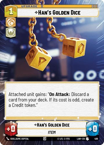 [07-LAW-EN-0489](U) Han's Golden Dice (Hyperspace)