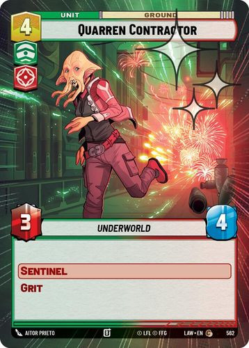 [07-LAW-EN-0562](C) Quarren Contractor (Hyperspace) (Foil)