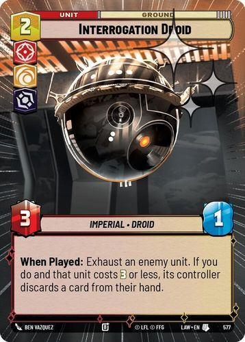 [07-LAW-EN-0577](U) Interrogation Droid (Hyperspace) (Foil)