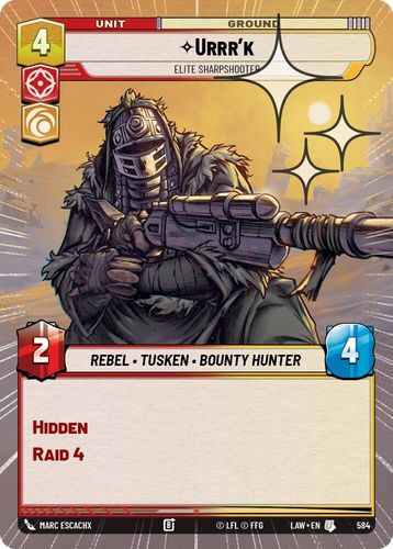 [07-LAW-EN-0584](U) Urrr'k - Elite Sharpshooter (Hyperspace) (Foil)