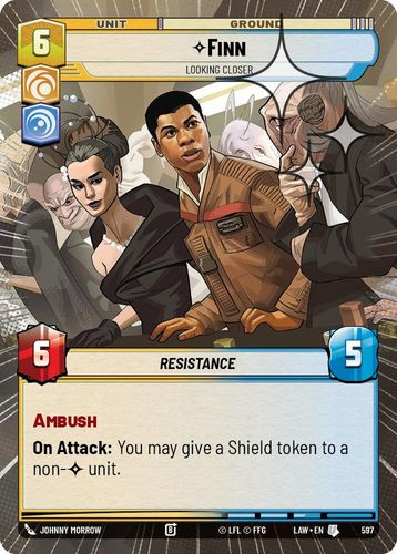 [07-LAW-EN-0597](U) Finn - Looking Closer (Hyperspace) (Foil)