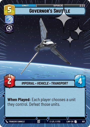 [07-LAW-EN-0601](U) Governor's Shuttle (Hyperspace) (Foil)