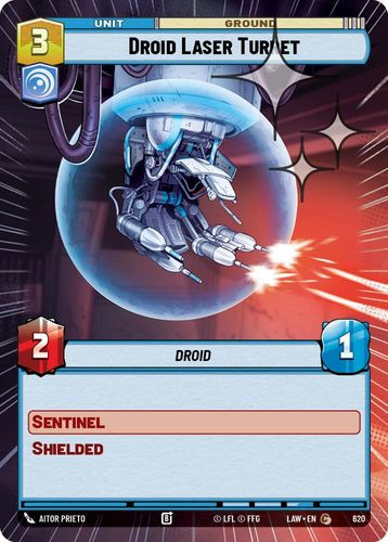 [07-LAW-EN-0620](C) Droid Laser Turret (Hyperspace) (Foil)