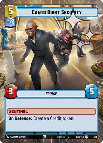 [07-LAW-EN-0623](U) Canto Bight Security (Hyperspace) (Foil)