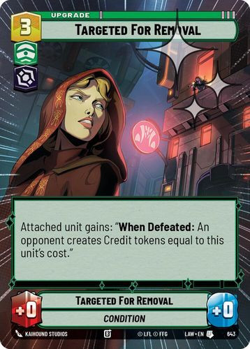 [07-LAW-EN-0643](U) Targeted for Removal (Hyperspace) (Foil)