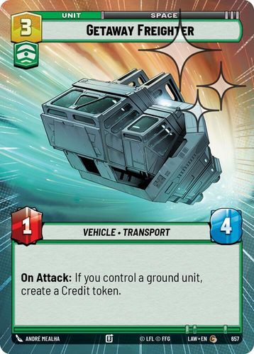[07-LAW-EN-0657](C) Getaway Freighter (Hyperspace) (Foil)
