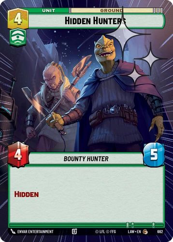 [07-LAW-EN-0662](C) Hidden Hunters (Hyperspace) (Foil)