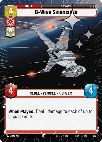 [07-LAW-EN-0685](C) B-Wing Skirmisher (Hyperspace) (Foil)