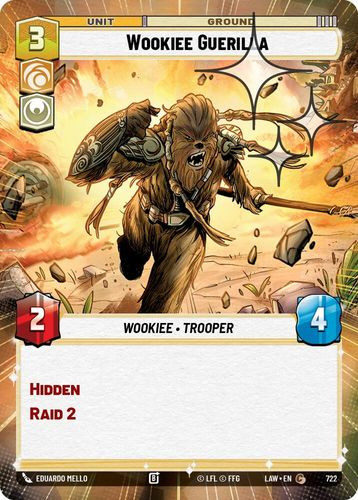 [07-LAW-EN-0722](C) Wookiee Guerilla (Hyperspace) (Foil)