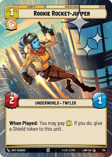 [07-LAW-EN-0729](C) Rookie Rocket-jumper (Hyperspace) (Foil)