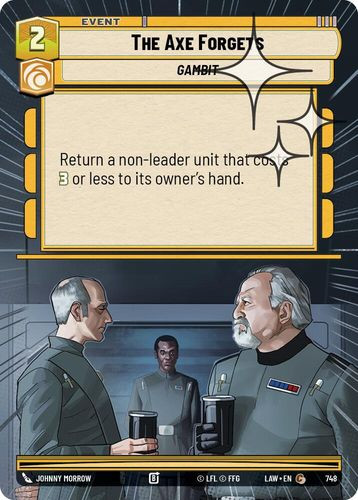 [07-LAW-EN-0748](C) The Axe Forgets (Hyperspace) (Foil)