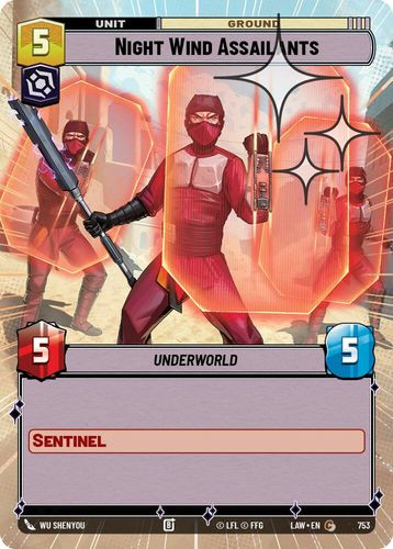 [07-LAW-EN-0753](C) Night Wind Assailants (Hyperspace) (Foil)
