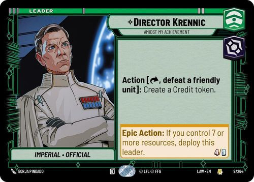 [07-LAW-EN-0008](R) Director Krennic - Amidst My Achievement