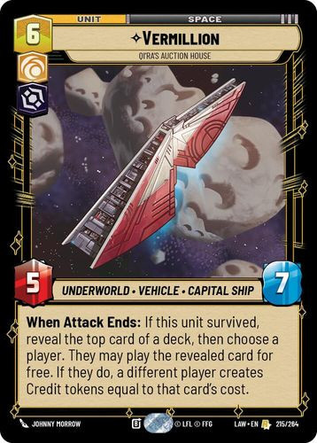 [07-LAW-EN-0215](R) Vermillion - Qi'Ra's Auction House