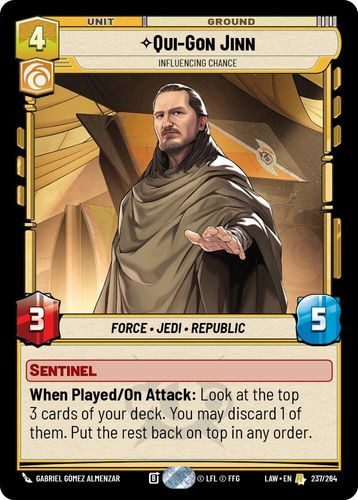 [07-LAW-EN-0237](R) Qui-Gon Jinn - Influencing Chance