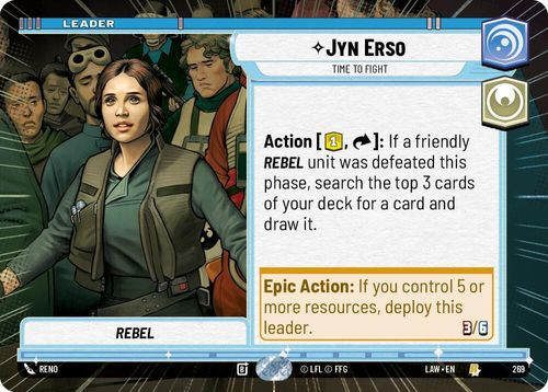 [07-LAW-EN-0269](R) Jyn Erso - Time to Fight (Hyperspace)