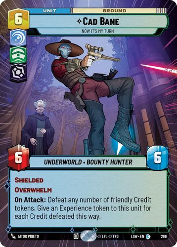[07-LAW-EN-0296](L) Cad Bane - Now It's My Turn (Hyperspace)