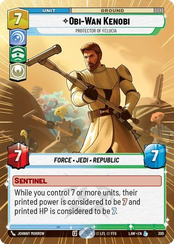 [07-LAW-EN-0300](L) Obi-Wan Kenobi - Protector of Felucia (Hyperspace)
