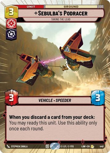 [07-LAW-EN-0440](R) Sebulba's Podracer - Taking the Lead (Hyperspace)