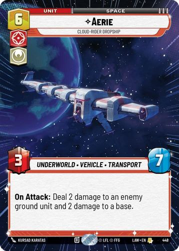 [07-LAW-EN-0448](R) Aerie - Cloud-Rider Dropship (Hyperspace)