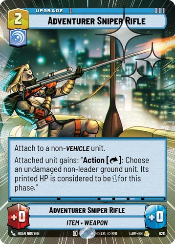 [07-LAW-EN-0628](R) Adventurer's Sniper Rifle (Hyperspace) (Foil)