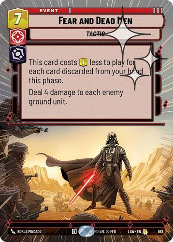 [07-LAW-EN-0681](R) Fear and Dead Men (Hyperspace) (Foil)