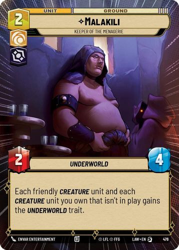 [07-LAW-EN-0476](S) Malakili - Keeper of the Menagerie (Hyperspace)