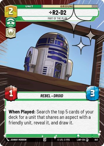[07-LAW-EN-0647](S) R2-D2 - Part of the Plan (Hyperspace) (Foil)