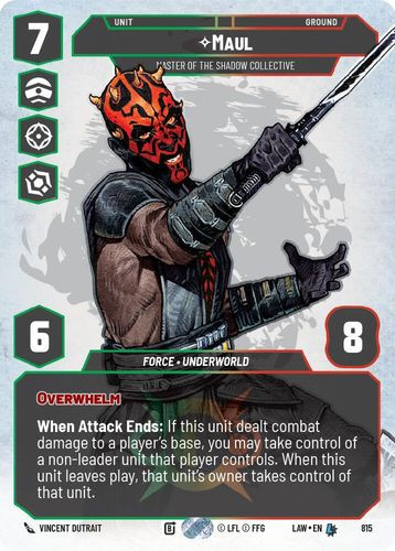 [07-LAW-EN-0815](L) Maul - Master of the Shadow Collective (Prestige)