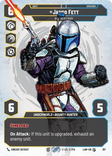 [07-LAW-EN-0817](U) Jango Fett - Wily Mercenary (Prestige)