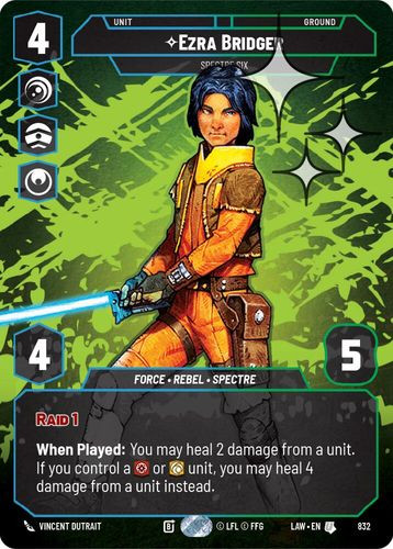 [07-LAW-EN-0832](U) Ezra Bridger - Spectre Six (Prestige) (Foil)