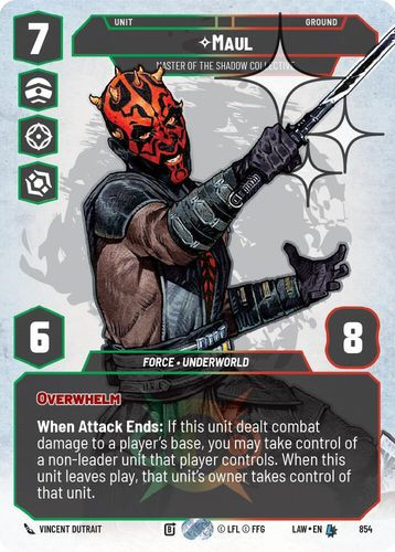 [07-LAW-EN-0854](L) Maul - Master of the Shadow Collective (Prestige) (Foil)