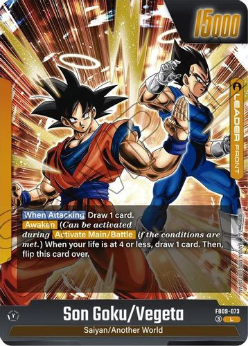 [FB09-073](L) Son Goku/Vegeta // Gogeta