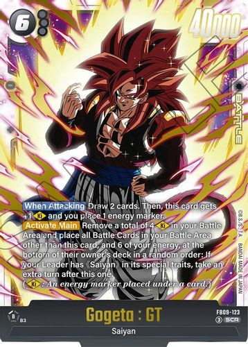 [FB09-123](SCR) Gogeta : GT (Foil)