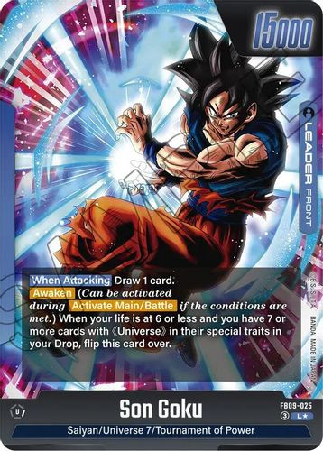 [FB09-025](L) Son Goku (1 Star Alt Art) (Foil)