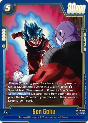 [FB09-036](R) Son Goku (1 Star Alt Art) (Foil)