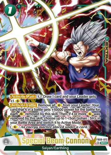 [FB09-072](SR) Special Beam Cannon (1 Star Alt Art) (Foil)