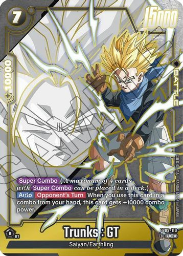 [FB09-110](UC) Trunks : GT (1 Star Alt Art) (Foil)