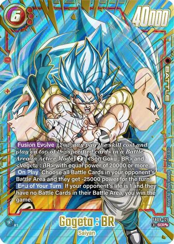 [FB09-121](SEC) Gogeta : BR {2 Star Alt Art} {Foil}