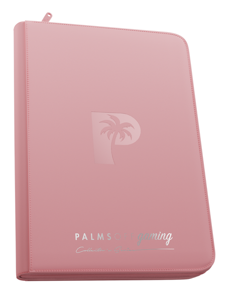 Palms Off Gaming - 9 Pocket Top Loader Zip Binder (Pink)