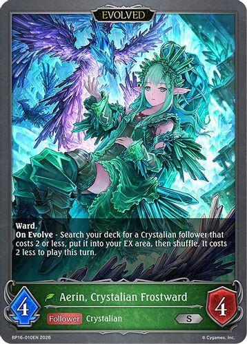[BP16-010EN](S) Aerin, Crystalian Frostward (Evolved)