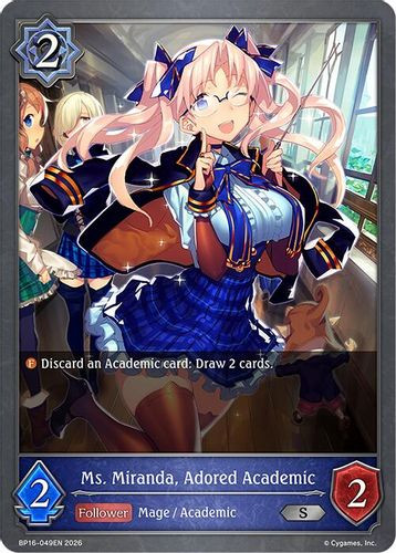 [BP16-049EN](S) Ms. Miranda, Adored Academic