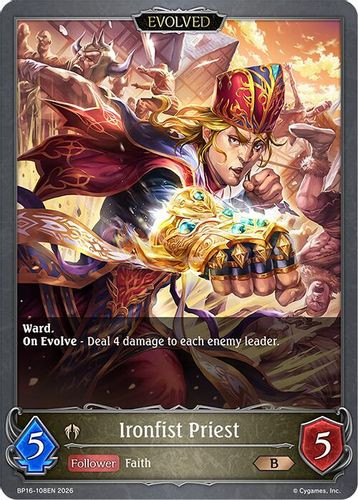 [BP16-108EN](B) Ironfist Priest (Evolved)