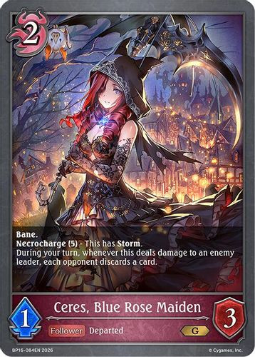 [BP16-084EN](G) Ceres, Blue Rose Maiden