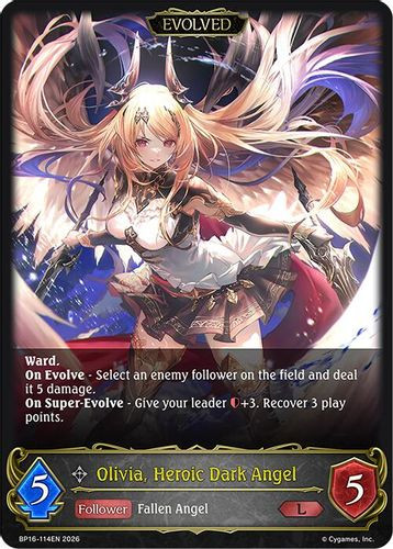 [BP16-114EN](L) Olivia, Heroic Dark Angel (Evolved)
