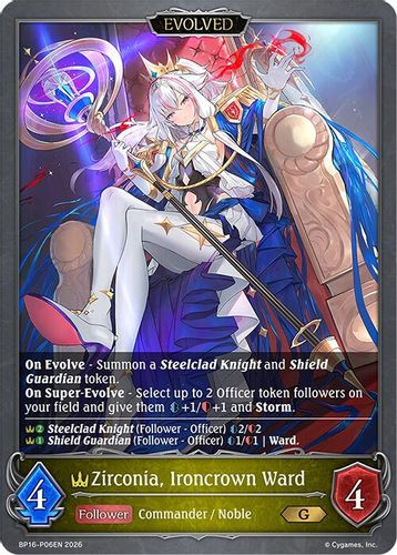[BP16-P06EN](PG) Zirconia, Ironcrown Ward (Evolved) (Premium Foil)